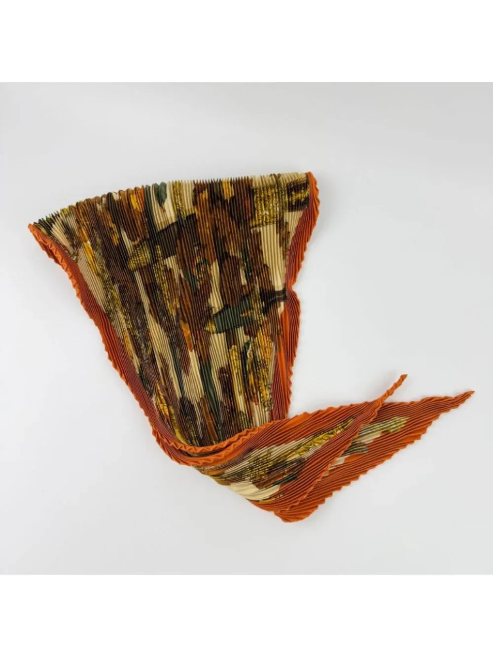 Hermes Tsucarre Scarf Silk Multicolor Vintage - Picture 3 of 4